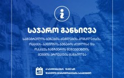 სამეგრელოს ბუნების ძეგლების კომპლექსის, ოკაცეს კანიონის ბუნების ძეგლისა და ოკაცეს ჩანჩქერის პროექტის საჯარო განხილვა დაცული ტერიტორიების სააგენტოში გაიმართება