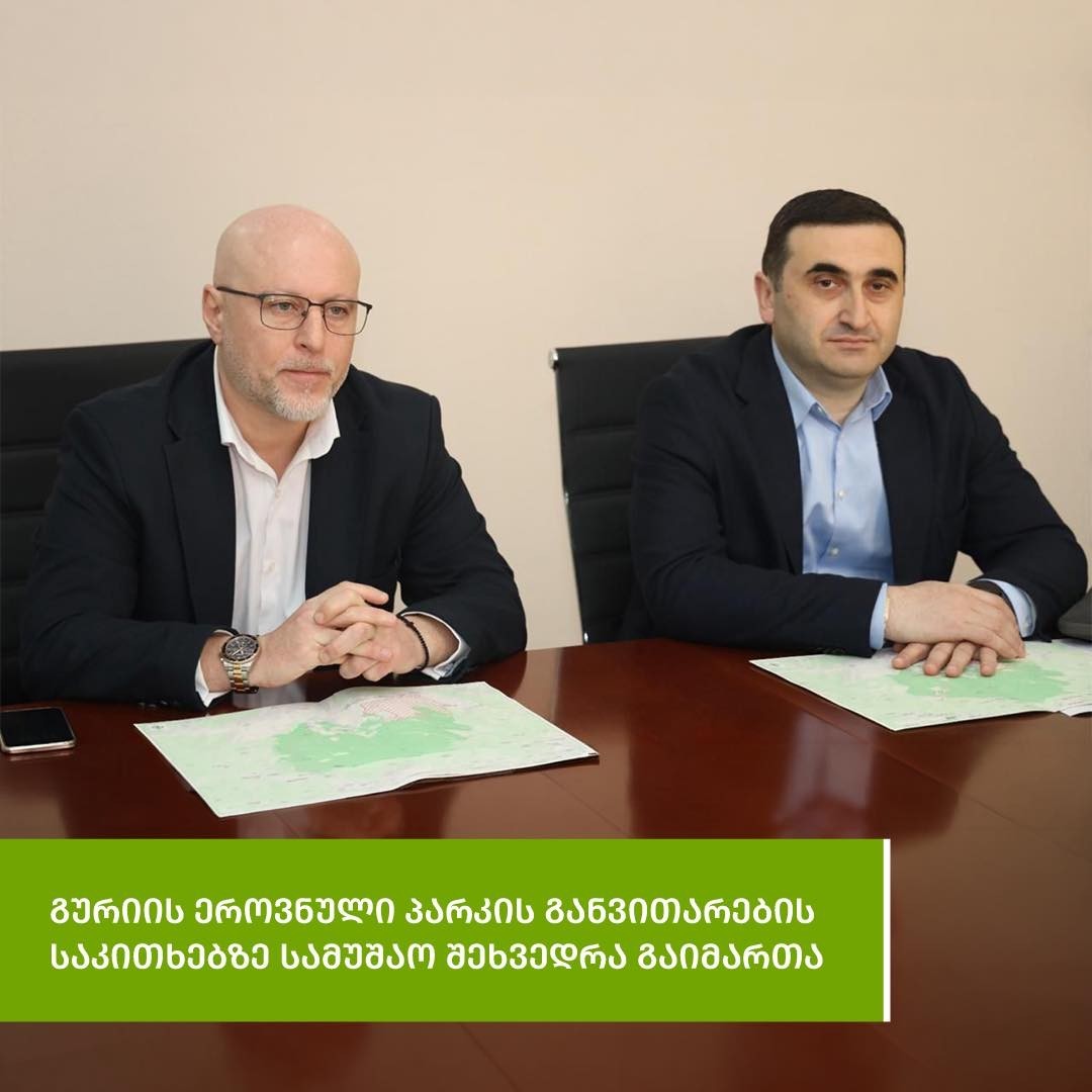 გურიის ეროვნული პარკის განვითარების საკითხებზე სამუშაო შეხვედრა გაიმართა